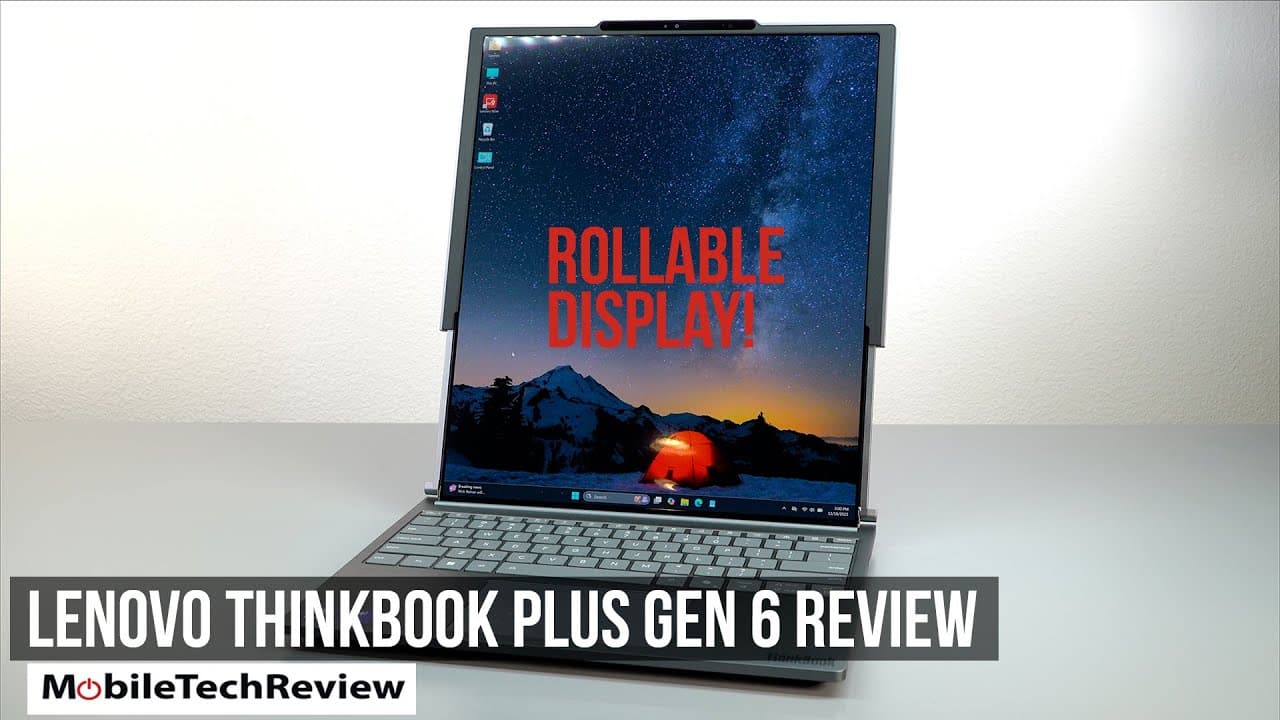 Thumbnail for Lenovo ThinkBook Plus Gen 6 Rollable Display Laptop Review