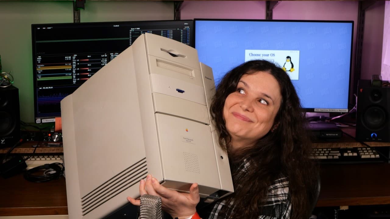 Thumbnail for Linux on a Mac (but it's 1999)