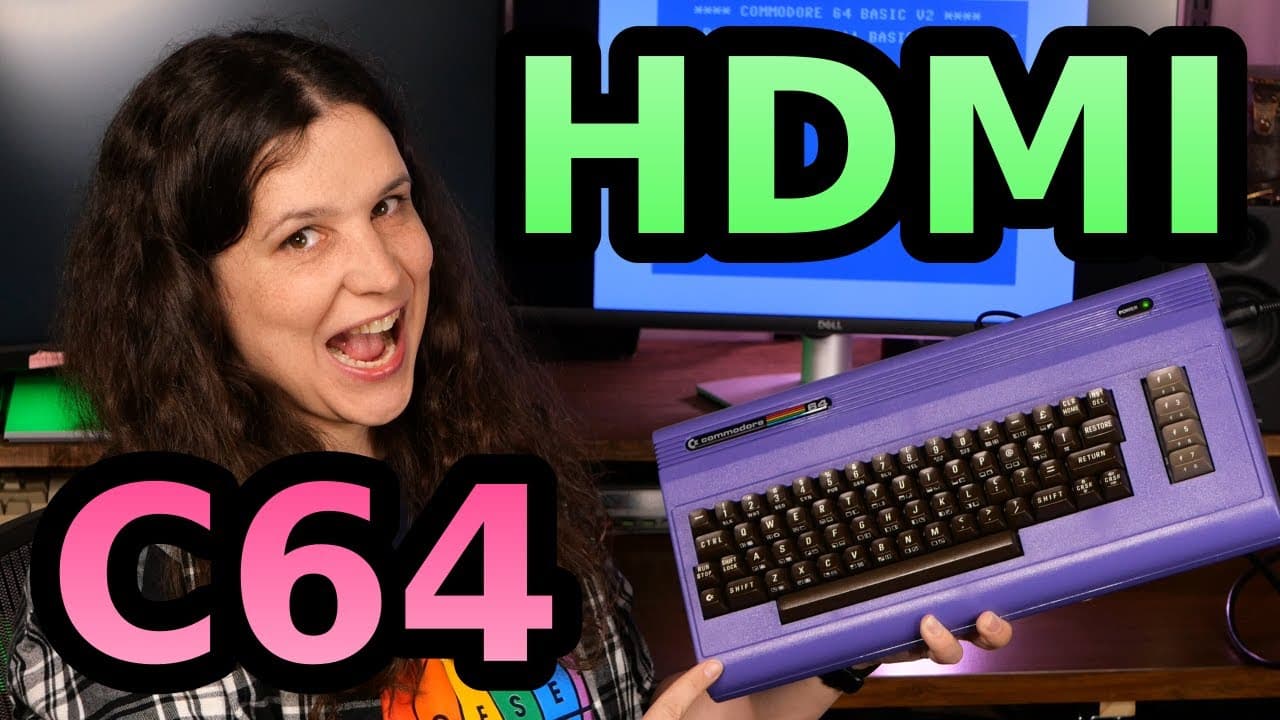 Thumbnail for My Commodore 64 has an HDMI port now.