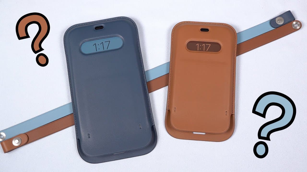 Thumbnail for Weirdest Apple Accessory Ever || iPhone 12 Leather Sleeve (Review)